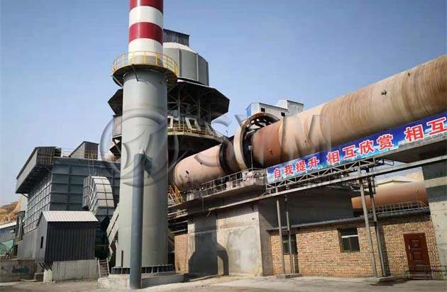kiln in cement plant