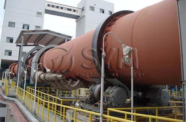 rotary kiln for cement manufacture