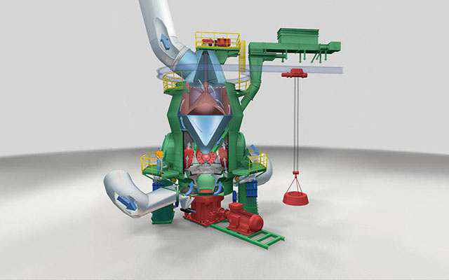 vertical roller mill principal