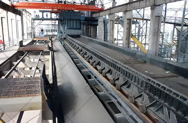 Machine de frittage à bande